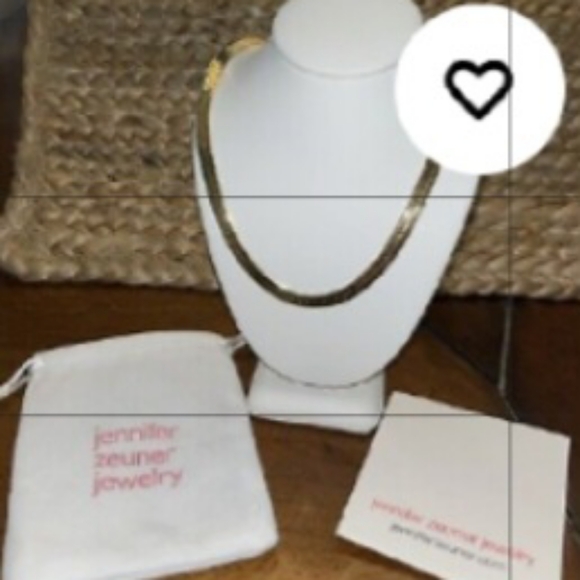 Jennifer Zeuner NWT  Karli Necklace in Gold - Picture 4 of 10